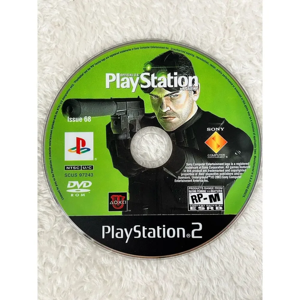 Official U.S. PlayStation Magazine Demo Disc Issue 68 & 69 (Sony PS2) DISC ONLY